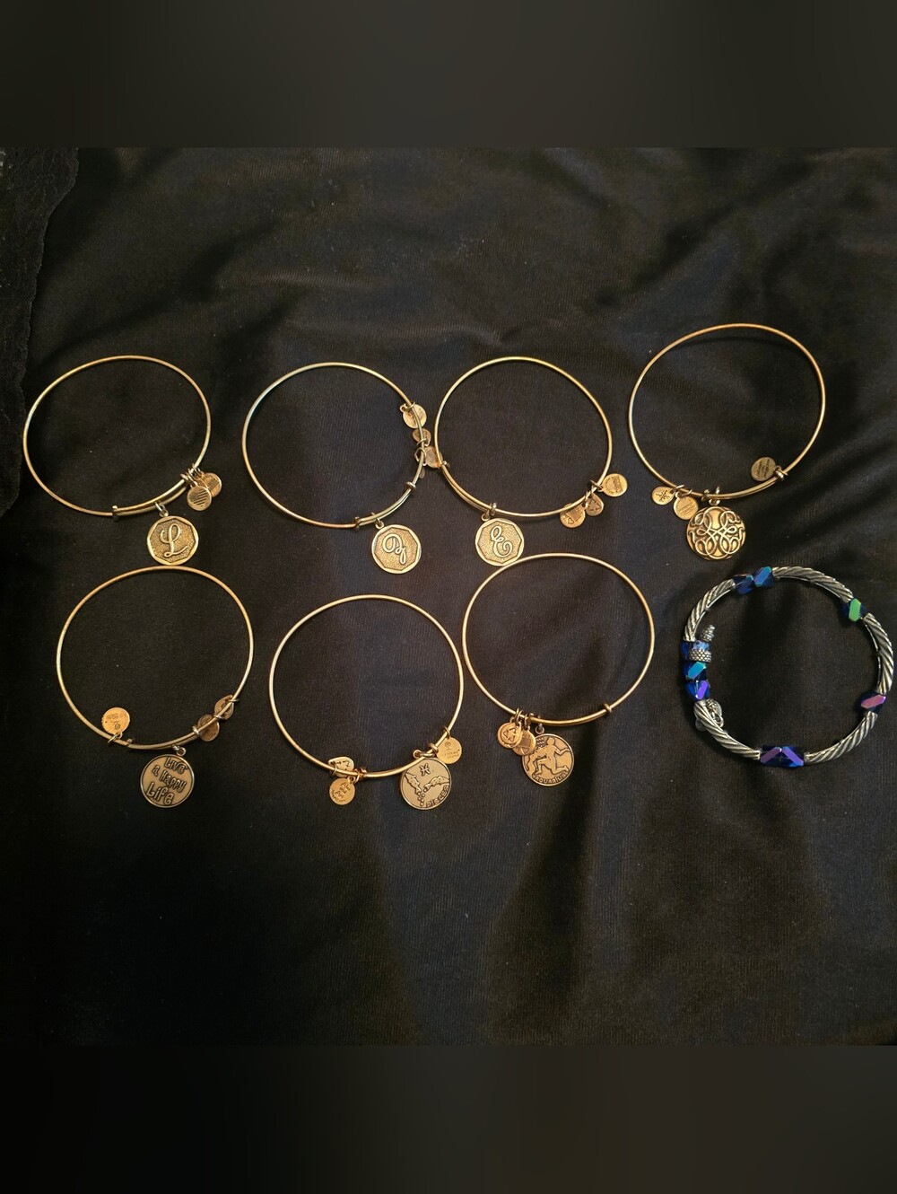 Set Of 8 Alex And Ani Bracelets